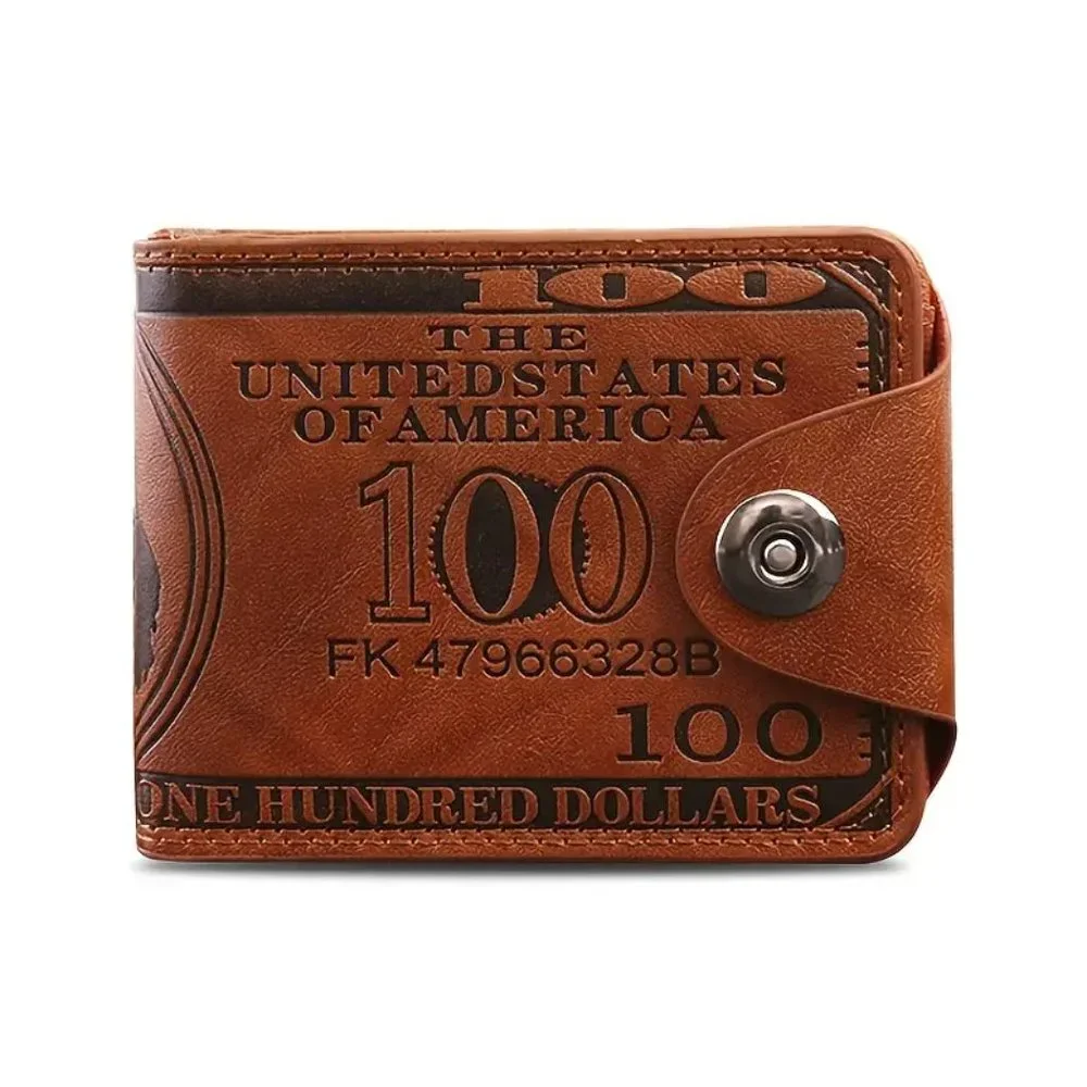 Men's 100 Dollar Brown Wallet